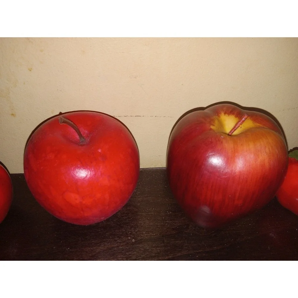 Artificial Faux Realistic Apples Lot Of‎ 10 Fake Fruit Table Home Decor Fall
